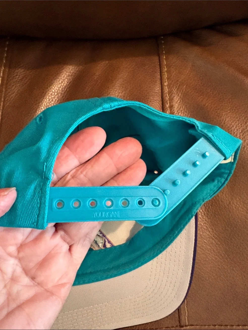 Woman’s Teal‎ and Purple Baseball Cap